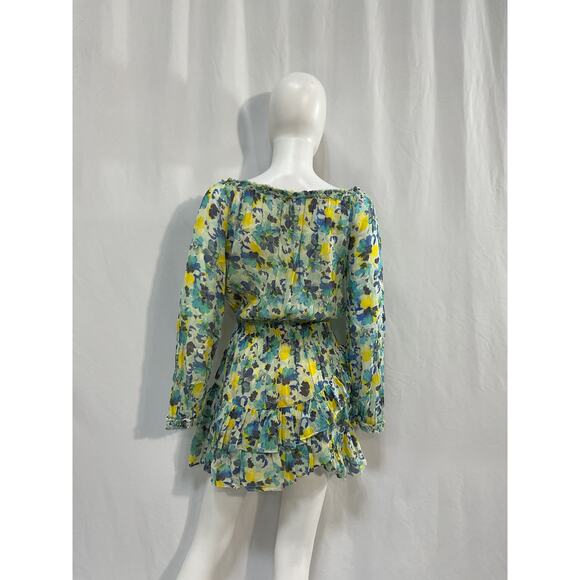 Loveshackfancy 'Rayna' Blue Cotton Dress Size XS - Picture 3 of 5